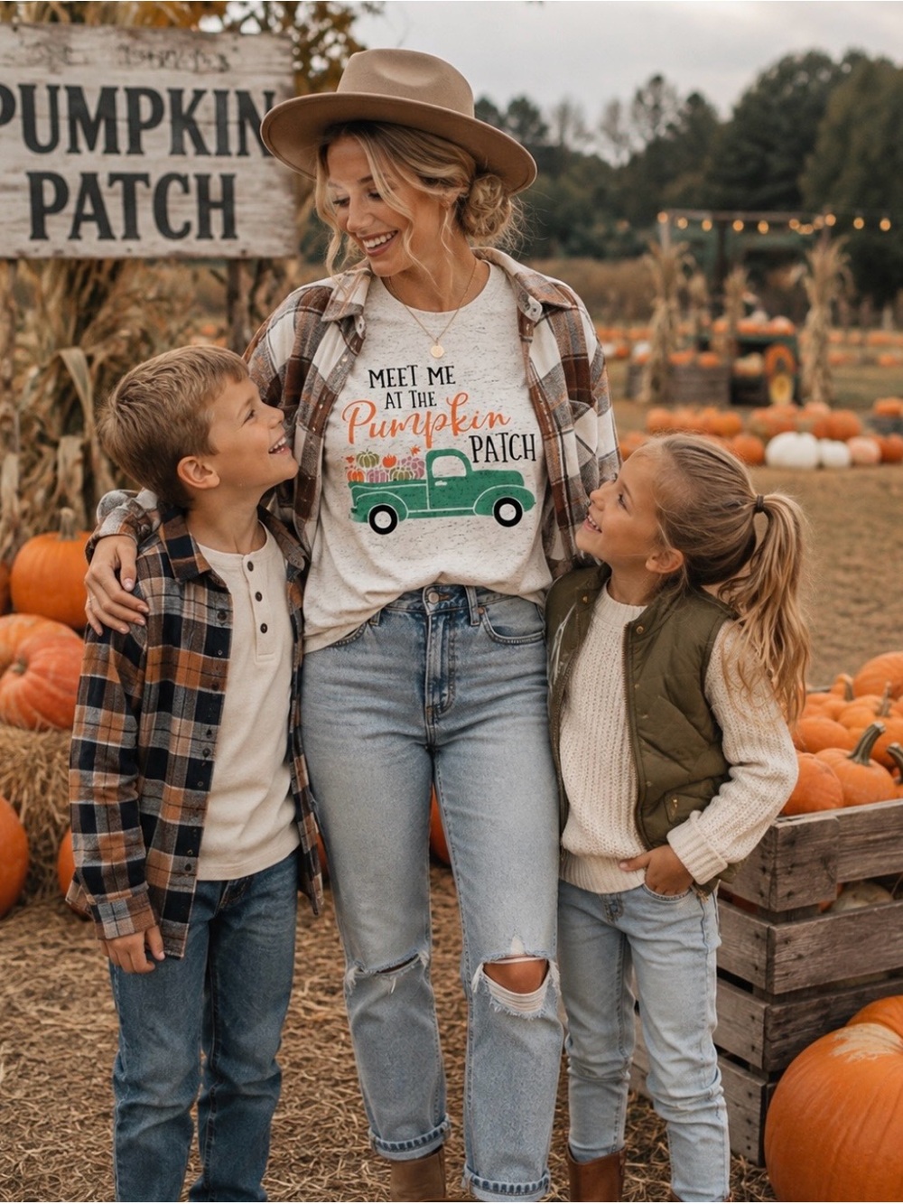 Meet Me At The Pumpkin Patch Fall October Tshirt
